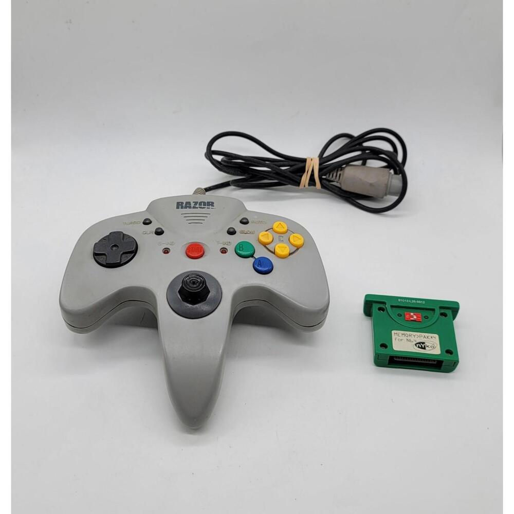 Nintendo 64 Controller & Memory Card